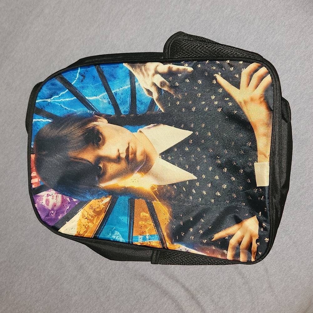 Wednesday Addams school backpack